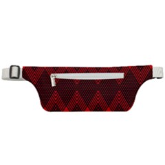 Muster Rot Rot Schwarz Active Waist Bag by 2607694c