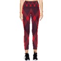 Muster rot rot schwarz Pocket Leggings  View1