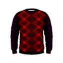 pattern rot schwarz Kids  Sweatshirt View1