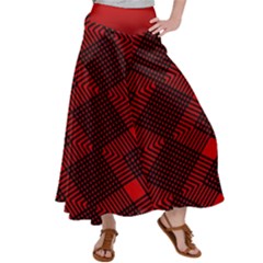 Rot Dunkel Women s Satin Palazzo Pants by dedoma