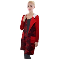 Rot Dunkel Hooded Pocket Cardigan