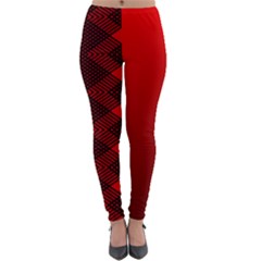 Rot Dunkel Lightweight Velour Leggings by dedoma