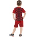 Rot Dunkel Kids  T-Shirt and Shorts Set View2