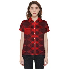 Rot Dunkel Short Sleeve Pocket Shirt by dedoma