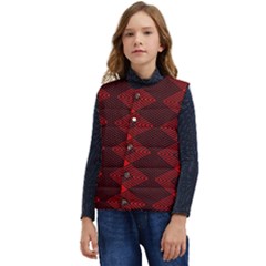 Rot Dunkel Kid s Button Up Puffer Vest	