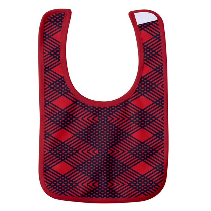 Rot Dunkel Baby Bib