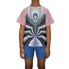 Altrosa Fractal Kids  Short Sleeve Swimwear