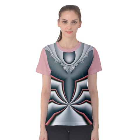 Altrosa Fractal Women s Cotton T-shirt by dedoma