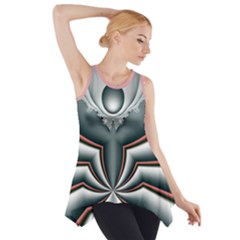 Altrosa Fractal Side Drop Tank Tunic by dedoma