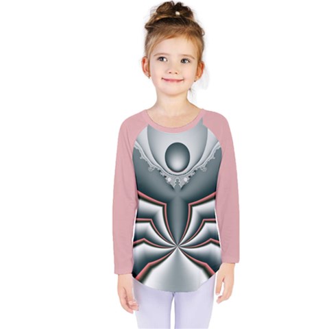 Altrosa Fractal Kids  Long Sleeve T-shirt by dedoma