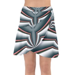 Altrosa Fractal Wrap Front Skirt by dedoma