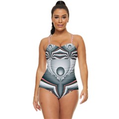 Altrosa Fractal Retro Full Coverage Swimsuit by dedoma