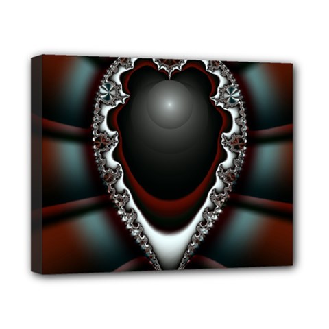 fractal eye Canvas 10  x 8  (Stretched)