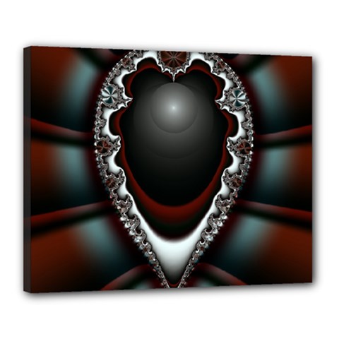 fractal eye Canvas 20  x 16  (Stretched)