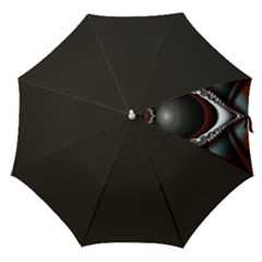 fractal eye Straight Umbrellas