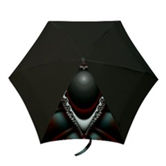 fractal eye Mini Folding Umbrellas