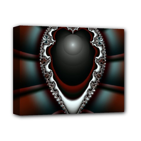 fractal eye Deluxe Canvas 14  x 11  (Stretched)