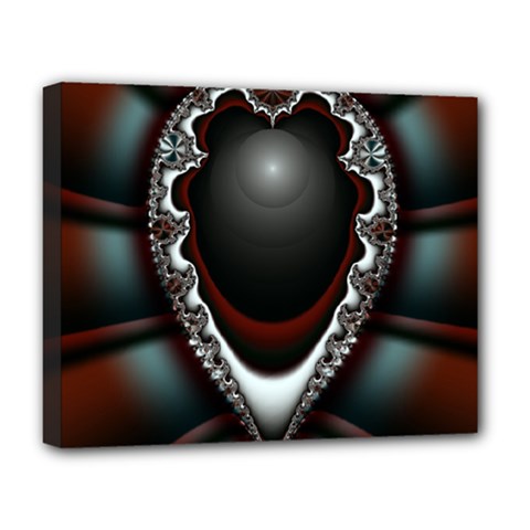 fractal eye Deluxe Canvas 20  x 16  (Stretched)