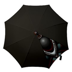 fractal eye Hook Handle Umbrellas (Medium)