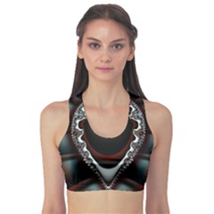 fractal eye Fitness Sports Bra