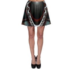 fractal eye Skater Skirt