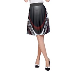 fractal eye A-Line Skirt