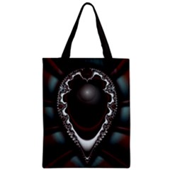 fractal eye Zipper Classic Tote Bag