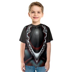 fractal eye Kids  Sport Mesh T-Shirt