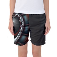 fractal eye Women s Basketball Shorts