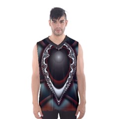 fractal eye Men s Basketball Tank Top