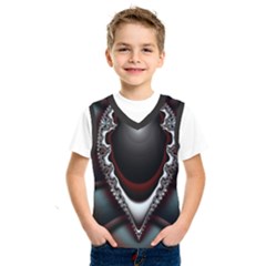 fractal eye Kids  Basketball Tank Top