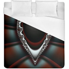 fractal eye Duvet Cover (King Size)