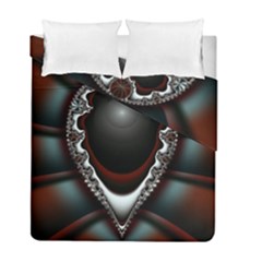 fractal eye Duvet Cover Double Side (Full/ Double Size)