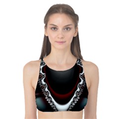 fractal eye Tank Bikini Top