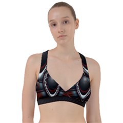 fractal eye Sweetheart Sports Bra