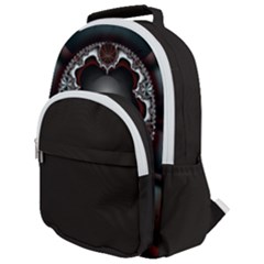 fractal eye Rounded Multi Pocket Backpack