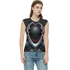 fractal eye Women s Raglan Cap Sleeve T-Shirt