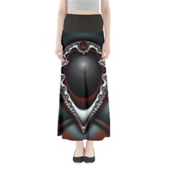 fractal eye Full Length Maxi Skirt