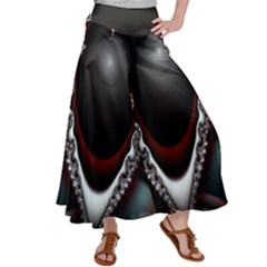 Fractal Eye Women s Satin Palazzo Pants