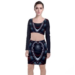 fractal eye Top and Skirt Sets