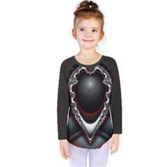 fractal eye Kids  Long Sleeve T-Shirt