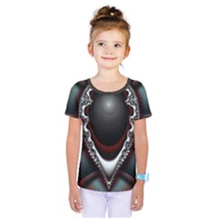 fractal eye Kids  One Piece T-Shirt