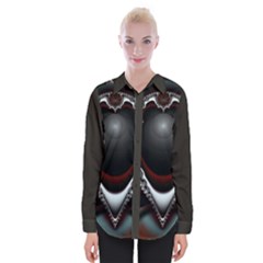 fractal eye Womens Long Sleeve Shirt