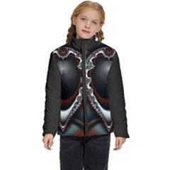 fractal eye Kids  Puffer Bubble Jacket Coat