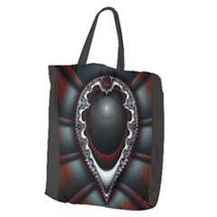 fractal eye Giant Grocery Tote