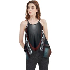 fractal eye Flowy Camisole Tank Top