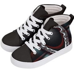 Fractal Eye Kids  Hi-top Skate Sneakers