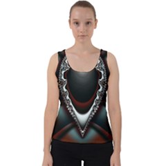 fractal eye Velvet Tank Top