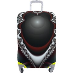 fractal eye Luggage Cover (Large)