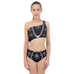 fractal eye Spliced Up Two Piece Swimsuit